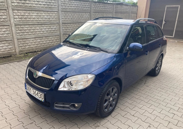 Skoda Fabia cena 19900 przebieg: 156000, rok produkcji 2008 z Nysa małe 277